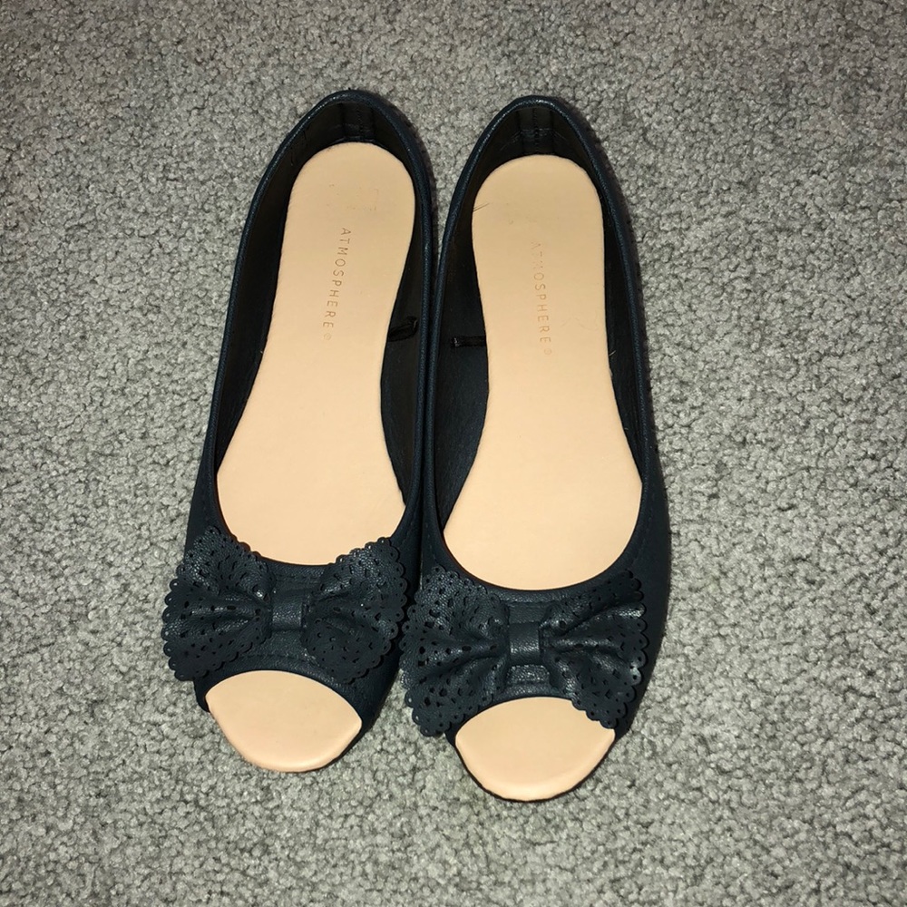 Navy blue flats
